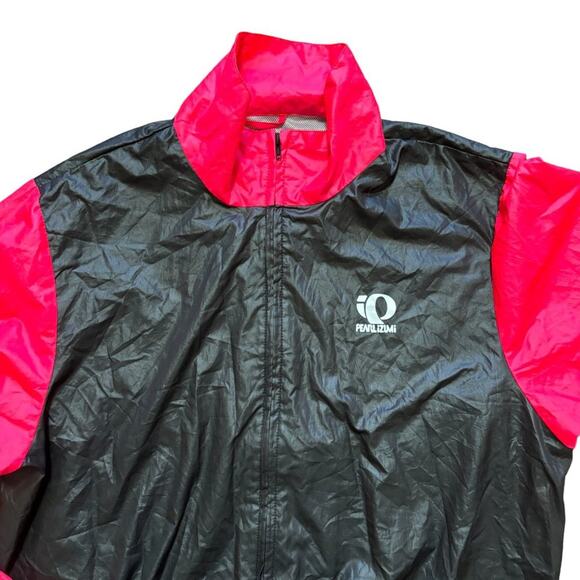 VTG PEARL IZUMI Lightweight Cycling Packable Windbreaker Jacket Colorblock SZ XL - Picture 3 of 13